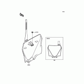 Схема вузла: Аксесуари для Kawasaki KX85 KX85-II