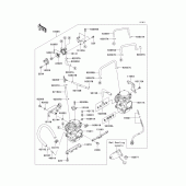 Схема вузла: Carburetor(1/2) для Kawasaki EX250 Ninja 250