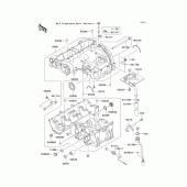 Схема вузла: Картер двигуна для Kawasaki ZX600 ZZ-R600