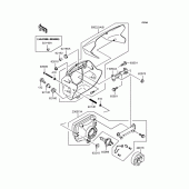 Схема узла: Фара для Kawasaki KL250 KL250 Super Sherpa