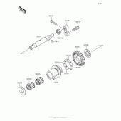 Схема вузла: Balancer для Kawasaki ZX1000 Ninja 1000 ABS