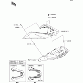 Схема узла: Side covers для Kawasaki ZR1000 Z1000 ABS