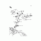 Схема вузла: Steering Damper для Kawasaki ZX1000 Ninja ZX-10R