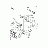 Схема узла: Выхлопная система для Kawasaki VN900 Vulcan 900 Classic LT
