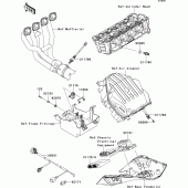 Схема вузла: Fuel injection для Kawasaki ZX1000 Z1000SX ABS