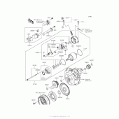 Схема вузла: Starter Motor для Kawasaki KLX140 KLX140L