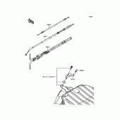 Схема узла: Тросики для Kawasaki ZX636 Ninja ZX-6R ABS KRT Edition