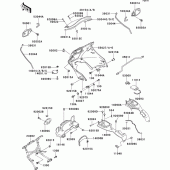 Схема вузла: Cowling(1/2) для Kawasaki ZG1000 Concours