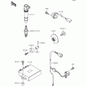 Схема узла: Система зажигания для Kawasaki ZX900 Ninja ZX-9R