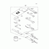 Схема вузла: Owners tools для Kawasaki ZX400 Z400FII