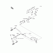 Схема вузла: Gear change mechanism(a2) для Kawasaki VN2000 Vulcan 2000