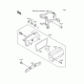 Схема вузла: Задній ліхтар (Стоп сигнал) для Kawasaki EX250 ZZR250