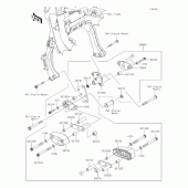 Схема вузла: Аксесуари ( 엔진 ガーд) для Kawasaki EX400 Ninja 400R