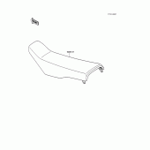 Схема узла: Сиденье для Kawasaki KX100