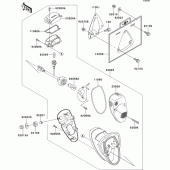 Схема вузла: Taillight(s) для Kawasaki VN1500 VN1500 Drifter