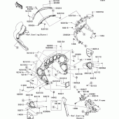 Схема вузла: Cowling(inner) для Kawasaki VN1700 Vulcan 1700 Voyager Custom ABS