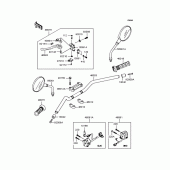Схема узла: Руль для Kawasaki ZR250 Balius-II