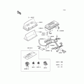 Схема вузла: Вимірювальний прилад Kawasaki ZG1200 Voyager XII