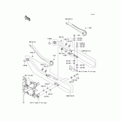 Схема вузла: Вихлопна система для Kawasaki VN900 Vulcan 900 Custom