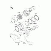 Схема вузла: Зчеплення для Kawasaki VN2000 Vulcan 2000