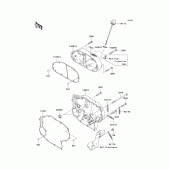 Схема вузла: Right engine cover(s) для Kawasaki VN2000 Vulcan 2000