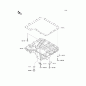 Схема вузла: Oil pan для Kawasaki ZR800 Z800