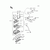 Схема вузла: Повітряний фільтр Kawasaki ZX636 Ninja ZX-6R