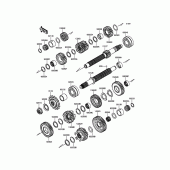 Схема вузла: Трансмісія для Kawasaki ZR800 Z800