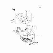 Схема вузла: Сидіння для Kawasaki EN650 Vulcan S