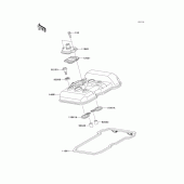 Схема вузла: Клапанна кришка для Kawasaki EX250 Ninja 250R