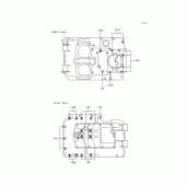 Схема вузла: Болти картера двигуна для Kawasaki EN500 Vulcan 500 LTD
