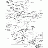 Схема вузла: Cowling(upeer) для Kawasaki ZX1000 Z1000SX ABS