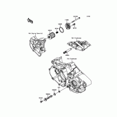 Схема вузла: Фільтр масляний для Kawasaki KX450 KX450F