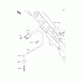Схема вузла: Ignition system для Kawasaki KLX110 KLX110