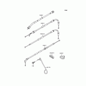 Схема узла: Тросики для Kawasaki ZX750 Ninja ZX-7R