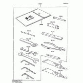 Схема вузла: Інструмент для Kawasaki ZX600 Ninja 600R