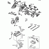 Схема узла: Electrical equipment для Kawasaki VN1500 VN-15 SE