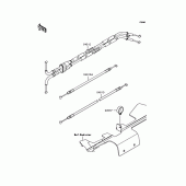 Схема узла: Тросики для Kawasaki ZX1400 ZZR1400
