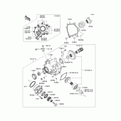 Схема вузла: Front bevel gear(1/2) для Kawasaki ZG1400 Concours 14