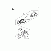 Схема вузла: Приладова панель Kawasaki ER250 Z250 ABS