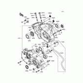 Схема вузла: Картер двигуна для Kawasaki KX85 KX85
