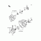 Схема узла: Коленчатый вал для Kawasaki KLX250 KLX250