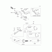 Схема вузла: Вихлопна система для Kawasaki KX450 KX450F