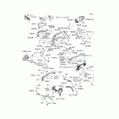 Схема вузла: Cowling(1/2)(upper) для Kawasaki ZG1400 Concours 14