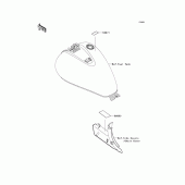 Схема вузла: Інформаційні наклейки для Kawasaki VN900 VN900 Classic