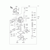 Схема вузла: Карбюратор для Kawasaki KMX125