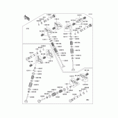 Схема вузла: Клапан(и) для Kawasaki VN1500 VN1500 Mean Streak