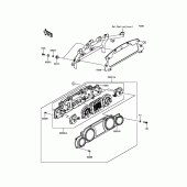 Схема вузла: Meter(s) для Kawasaki VN1700 Vulcan 1700 Vaquero ABS