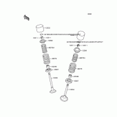 Схема вузла: Рокер & Клапан для Kawasaki KLX250 KLX250ES