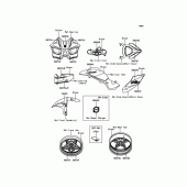 Схема вузла: Наклейки для Kawasaki ZX1000 Ninja H2R